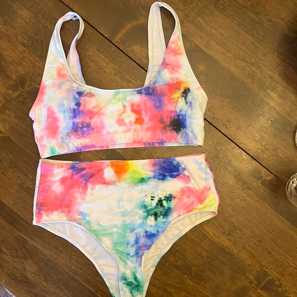 SHEIN tie dye bikini. Never worn.